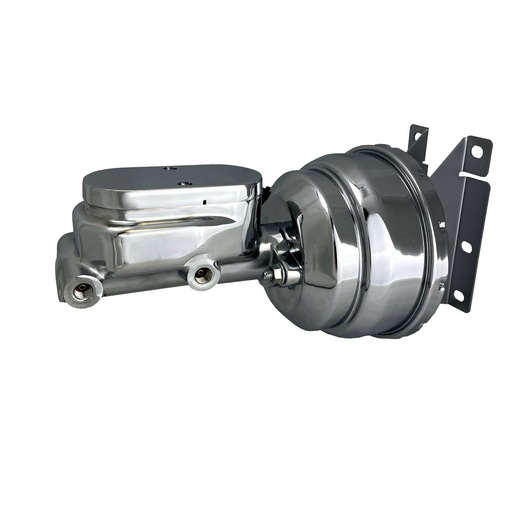 [LEB-PBKT6012] Leed Brakes PBKT6012: PBKT6012 Vacuum Brake Booster, Power Booster Kit 8 in. Dual Booster 1-1/8 in. Bore Master (Chrome)