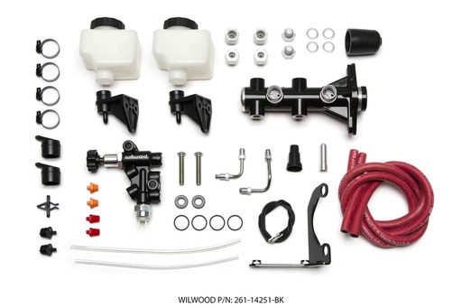 [WIL-261-14251-BK] Wilwood 261-14251-BK: Remote Tandem Master Cylinder Kit
