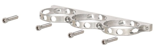 [WIL-250-16873] Wilwood 250-16873: Triple Billet Aluminum Reservoir Bracket for Billet Brake/Clutch Reservoirs w/2.450 in. Nominal Diameter [Natural Finish]