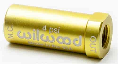 [WIL-260-15365] Wilwood 260-15365: Residual Brake Pressure Valve 4 psi