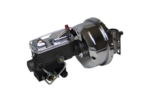 [LEB-6J4C7] Leed Brakes 6J4C7: 6J4C7 Vacuum Brake Booster, 7 in. Power Booster, 1 in. Bore Master Adjustable Combo Valve (Crome)