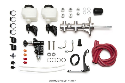 [WIL-261-14391-P] Wilwood 261-14391-P: Remote Tandem Master Cylinder Kit