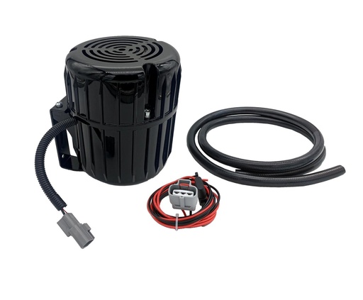 [GRN-410101B] Granatelli 410101B: 410101B Vacuum Brake Booster Lift Pump, 12 Volt, Rotary Vein, Complete w/Black Enclosure
