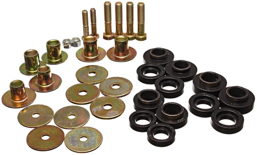 [ENS-3-4142G] Energy Suspension 3-4142G: Body Mount Bushing Set 1967-1981 Chevy Camaro