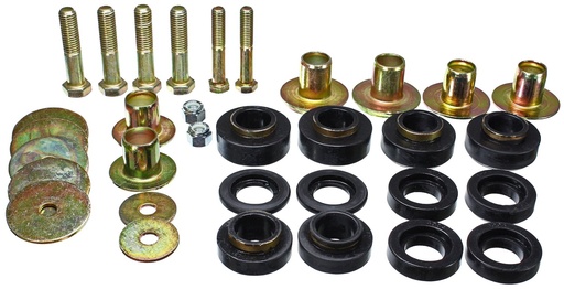 [ENS-3-4144G] Energy Suspension 3-4144G: Body Mount Bushing Set 1976-1981 Pontiac Firebird
