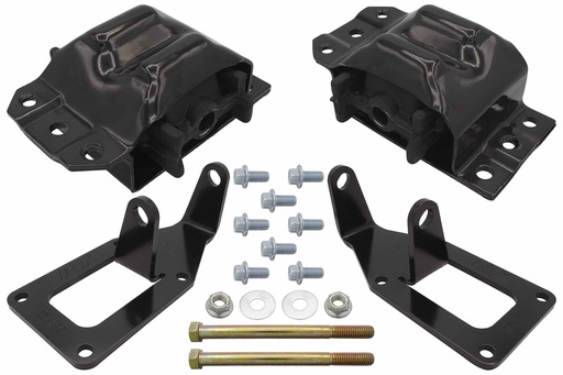 [ICB-5510KIT002EM] ICT Billet 5510KIT002EM: Engine Mount Conversion Kit GM LS 1988-1998 Chevy 4WD OBS Truck