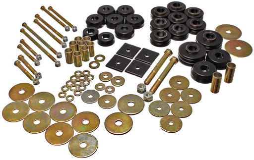 [ENS-3-4149G] Energy Suspension 3-4149G: Body Mount Bushing Set 1967-1972 GM Suburban