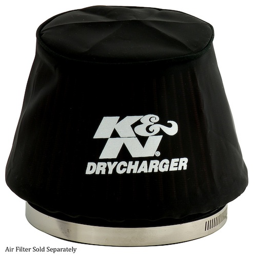 [KNN-RU-5163DK] K&N RU-5163DK: RU-5163DK DryCharger Filter Wrap Black