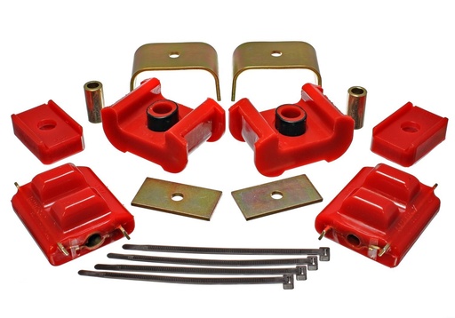 [ENS-3-1124R] Energy Suspension 3-1124R: Motor & Transmission Mount Kit 1973-84 Mid-Size Pickup & SUV