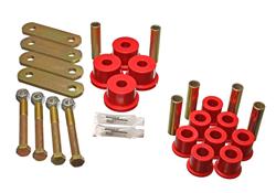 [ENS-4-2135R] Energy Suspension 4-2135R: Heavy Duty Shackle Set 1964-73 Ford Mustang