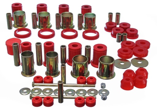[ENS-3-18131R] Energy Suspension 3-18131R: Hyper-Flex System Complete Master Bushing Set 1982-92 Chevy Camaro & Pontiac Firebird
