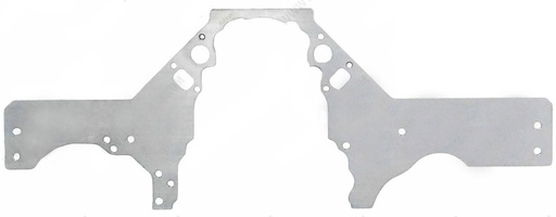 [ICB-551816-FXBDY] ICT Billet 551816-FXBDY: Front Motor Plate for 1979-2004 Ford Mustang Fox Body, SN95, New Edge w/GM LS Engine