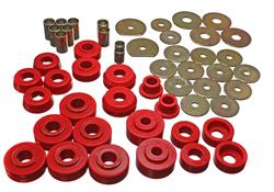 [ENS-3-4138R] Energy Suspension 3-4138R: Body Mount Bushing Set 1965-1970 Chevy Impala