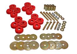 [ENS-4-4110R] Energy Suspension 4-4110R: Body Mount Bushing Set 1966-1977 Ford Bronco
