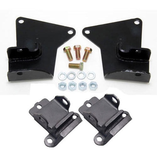 [TRD-9556] Trans Dapt 9556: Engine Swap Motor Mount Kit Small Block Chevy/Big Block Chevy V8 into 1964-72 GM A-Body Cars