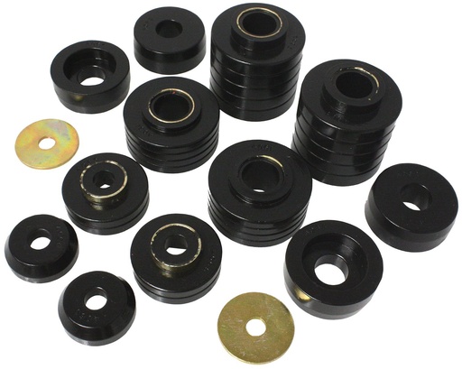 [ENS-4-4107G] Energy Suspension 4-4107G: Body Mount Bushing Set 1980-1996 F-Series Pickup