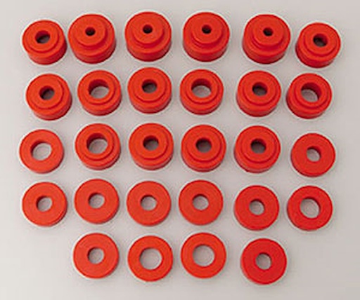 [PTP-7-141] Prothane 7-141: Body & Cab Mount Bushings 1999-2014 Chevy Silverado 2WD/4WD