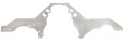 [ICB-551816-GBDY] ICT Billet 551816-GBDY: Front Motor Plate for Select 1978-1988 Buick, Chevy, Oldsmobile, Pontiac Cars w/GM Gen III LS Engine