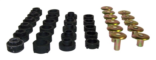 [CWA-55176180K] Crown Automotive 55176180K: Body Mounting Kit 1997-2006 Jeep Wrangler TJ