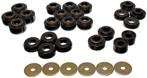 [ENS-3-4145G] Energy Suspension 3-4145G: Body Mount Bushing Set 1991-96 Chevy Caprice & Impala SS