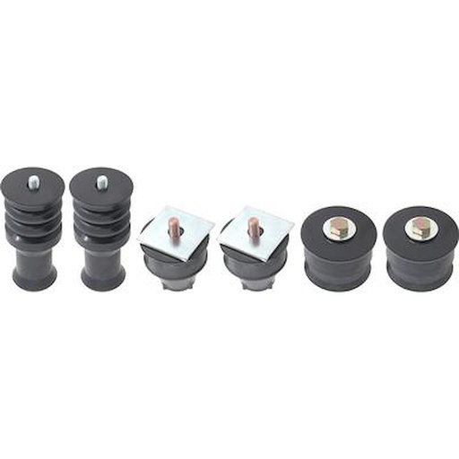 [OER-T71202] OER T71202: T71202 1973-80 Chevy/GMC K10/K20 Pickup; Body Mount Set; Fleetside; Standard Cab; 4WD; 6 Bushings; 28 Total Pieces