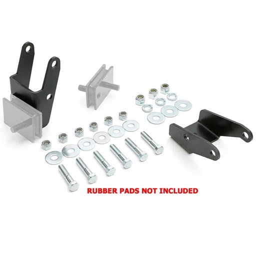 [TRD-4798] Trans Dapt 4798: Engine Swap Motor Mount Kit Without Pads Mopar B/RB Big Block into 1967-1972 Mopar A-Body Chassis with Small Block V8 K-Member