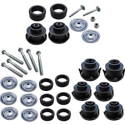 [OER-T71219] OER T71219: T71219 1988-98 Chevy/GMC C/K GMT400 Series Pickup; Body Mount Set; Extended Cab; 8 Bushings; 34 Total Pieces