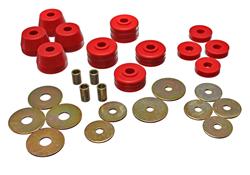 [ENS-5-4101R] Energy Suspension 5-4101R: Body Mount Bushing Set 1972-1989 Dodge D/W Series Pickups