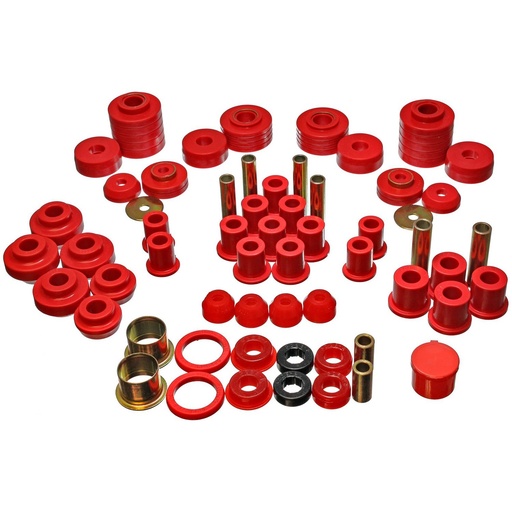 [ENS-4-18101R] Energy Suspension 4-18101R: Hyper-Flex Bushing Set 1980-96 Ford F150