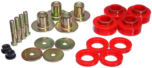 [ENS-3-4171R] Energy Suspension 3-4171R: Body Mount Bushing Set 1968-1972 Chevy Chevelle