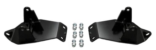 [DOU-SK102] Doug's Headers SK102: LS Engine Swap Motor Mount Brackets for 1967-1972 GM C10 2WD Trucks 4.8L-6.2L [Black]