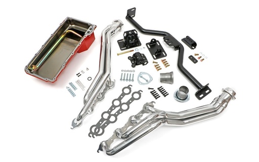 [TRD-42164] Trans Dapt 42164: 42164 GM LS Engine Swap-In-A-Box Kit for 1982-2004 GM S10, S15, Blazer 2WD [4L60E/4L70E]
