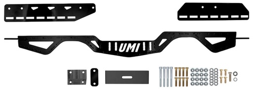 [UPI-3108-B] UMI Performance 3108-B: 3108-B Adjustable Modular Transmission Crossmember for 1978-1988 GM G-Body [Black]