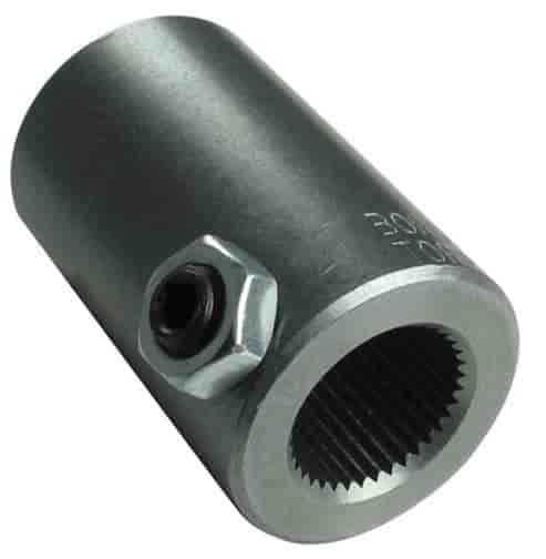 [BRG-313449] Borgeson 313449: Steel Steering Coupler 3/4" Double D x 3/4" -36 Spline