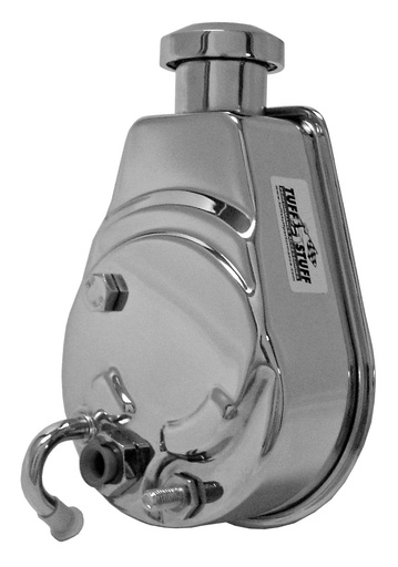 [TFF-6163A] Tuff Stuff 6163A: Saginaw Power Steering Pump GM Pickup Truck - Press Fit Shaft - Chrome