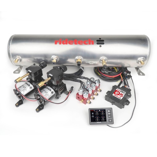 [ART-30534100] Ridetech 30534100: RidePro E5 Air Ride Suspension Control System [5-Gallon Tank | Dual Compressor]