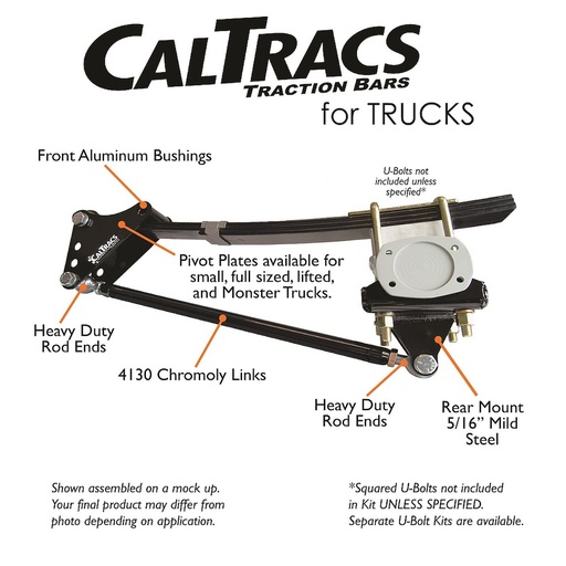 [CLV-5510] Calvert Racing 5510: 5510 Traction Bars, 2003-2010 Dodge Ram 2500 4WD, 2003-2010 Dodge Ram 3500 4WD