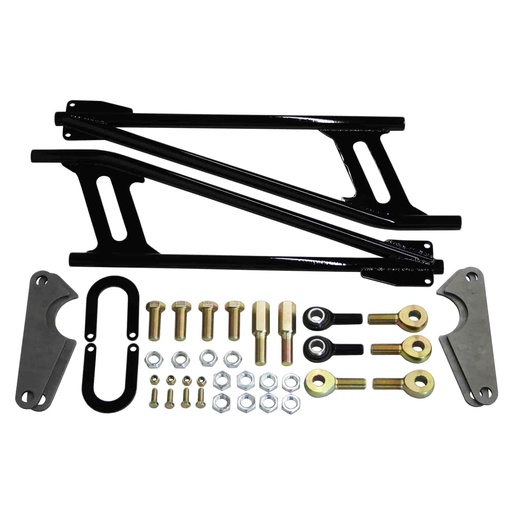 [RHC-33-0000] Rhodes Race Cars 33-0000: Double Adjustable Ladder Bar Kit DOM Tubing Black
