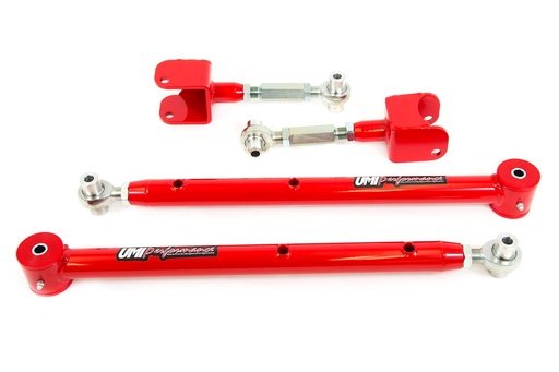[UPI-401417-R] UMI Performance 401417-R: Adjustable Rear Lower & Upper Control Arm Kit 1968-72 GM A-Body