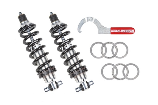 [AAX-300224] Aldan American Shocks 300224: Road Comp Series Front Coilover Conversion Kit 1988-1996 Chevy Corvette, Single-Adjustable [500 lbs./in. Springs]