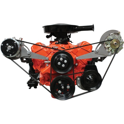 [VTA-15123-VCB] Vintage Air 15123-VCB: Steel-eez Side-Mount Compressor Bracket