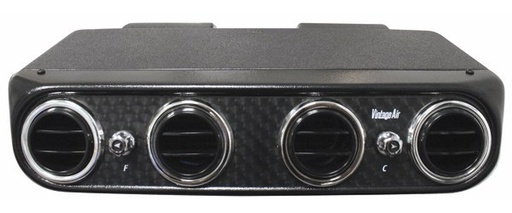 [VTA-674005] Vintage Air 674005: 674005 Heritage Under Dash System, Cool Only, Black Anodized Engine-Turned Aluminum
