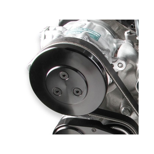 [HLY-97-185] Holley 97-185: 97-185 SD7 Compressor Pulley Cover Black