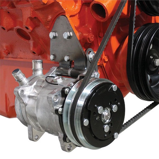 [VTA-15541-VCB] Vintage Air 15541-VCB: Steel-eez Low-Mount Compressor Bracket