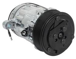 [OER-AC7178C] OER AC7178C: AC7178C Sanden 706 Style "Peanut" A/C Compressor w/ 8-Rib Serpentine Clutch Pulley - Chrome Finish - SD7B10