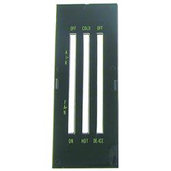 [GMK-40125236912] Goodmark 40125236912: GMK40125236912 Heater Control Panel Lens for 1969-1970 X-Body