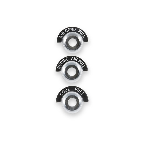 [HCT-05-202] Brothers Trucks 05-202: 05-202 C/K Truck A/C Control Bezels, 3pc, 1963-1966 C/K Series Trucks