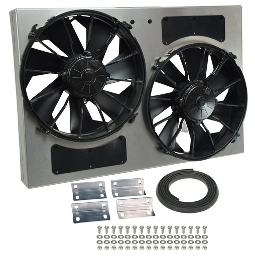 [DER-16826] Derale 16826: 16826 High-Output Dual Fan Assembly CFM: 4000