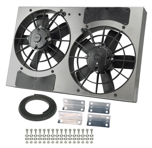[DER-16831] Derale 16831: High-Output Dual Fan Assembly CFM: 3750