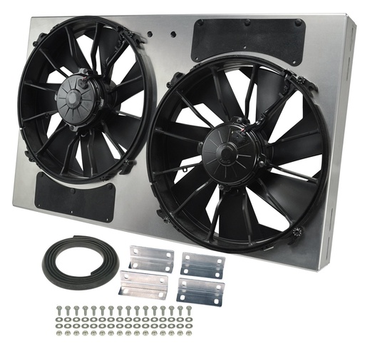 [DER-16836] Derale 16836: High-Output Dual Fan Assembly CFM: 4000